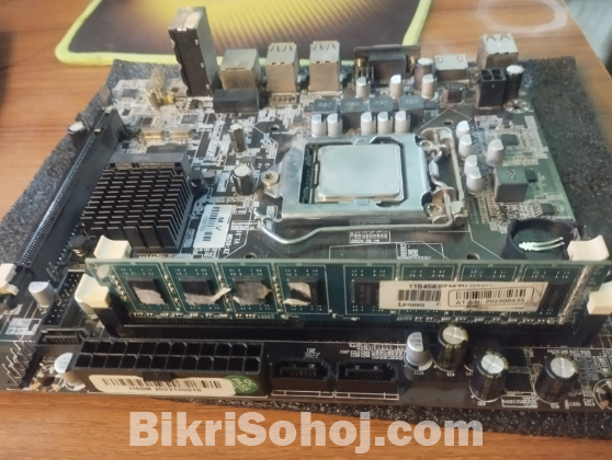 Motherboard processor and ram for sell